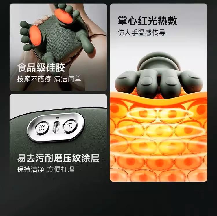 Neck Massager Electric Acupressure Neck & Back Massager Multi-Functional Five-Finger Shoulder & Neck Massager Wireless Portable USB Charging Deep Tissue Massage for Neck, Shoulders, Back, Arms, and Legs Valentine's Day Gift