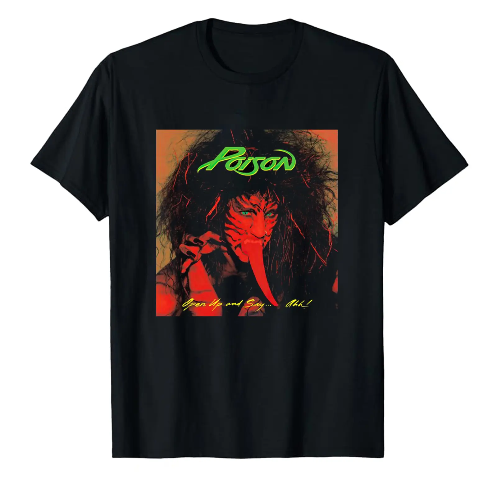 Poison Concert Style T Shirt – Classic Hair Metal Band Tee T3011