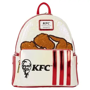 Loungefly KFC Chicken Bucket Sherpa Mini Backpack