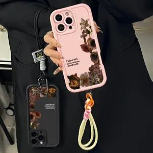 Aesthetic Leopard Print Bible Verse Phone Case for Samsung  S25 S24 S23 S22 A71 A56 A55 A54 A53 A52 with Wrist Strap Lanyard Psalms 46 5 Christian Religious Faith Gift Shockproof Protective Case.NN109