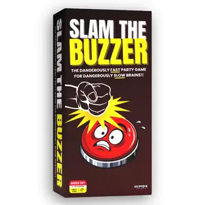 Slam the Buzzer | Fast-Paced Party Game for Family & Friends | Name X Things in X Seconds Before Time Runs Out