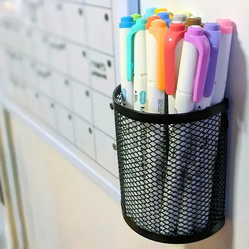 Magnetic Pen Holder for Fridge, Hanging Pen Holder, Marker Pen Holder, Pen Stand, Home Organizer for Office, School, Home, Kitchen, Office Essentials