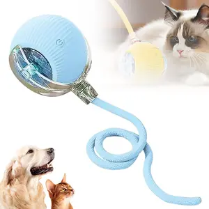 Interactive Rolling Cat Dog Ball Toy, Smart Automatic Moving Cat Toys for Indoor Cats, Self-Rolling Interactive Cat Toy Ball for Kittens & Small Dogs, Fun Gifts for People Who Love Cats