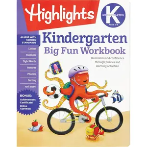 Kindergarten Big Fun Workbook: Kindergarten Workbook With Learning Activities for School Prep and Readiness, Kindergarten Activity Book for Ages 5-6 Paperback – Illustrated, April 4, 2017