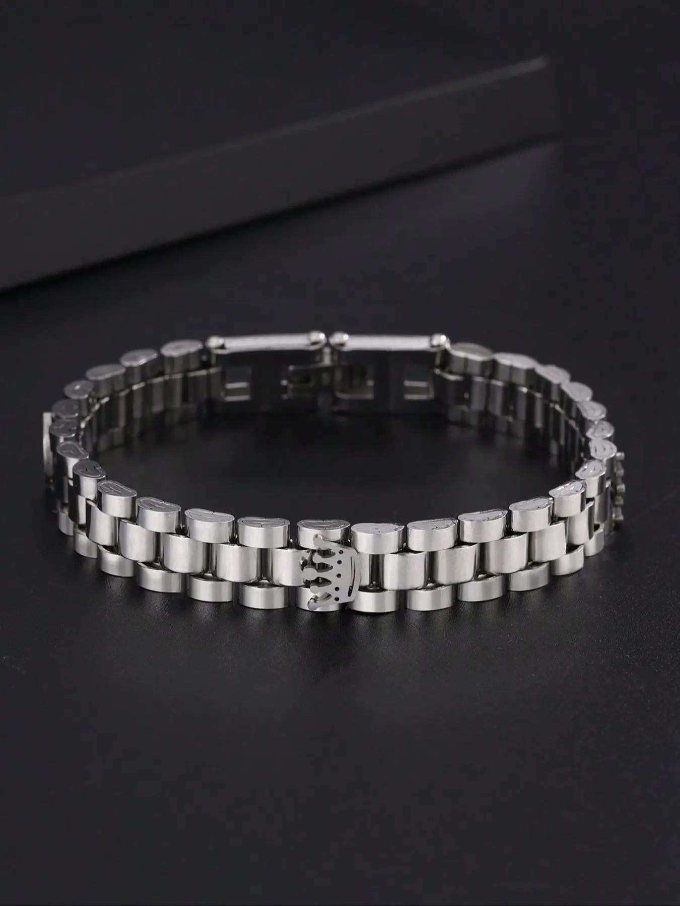 Men's Women's Stainless Steel Wrist Bracelet, Fashionable Bracelet, Casual Fashion Jewelry for Daily Wear, Stylish Design for Men & Women Accessories, Hand Chain