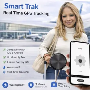Smart Trak GPS Tracker - iOS and Android Compatible- Track in Real Time - 2 years battery life
