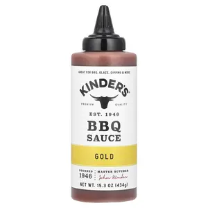 KINDER'S BBQ Sauce, Gold, 15.3 oz (434 g)
