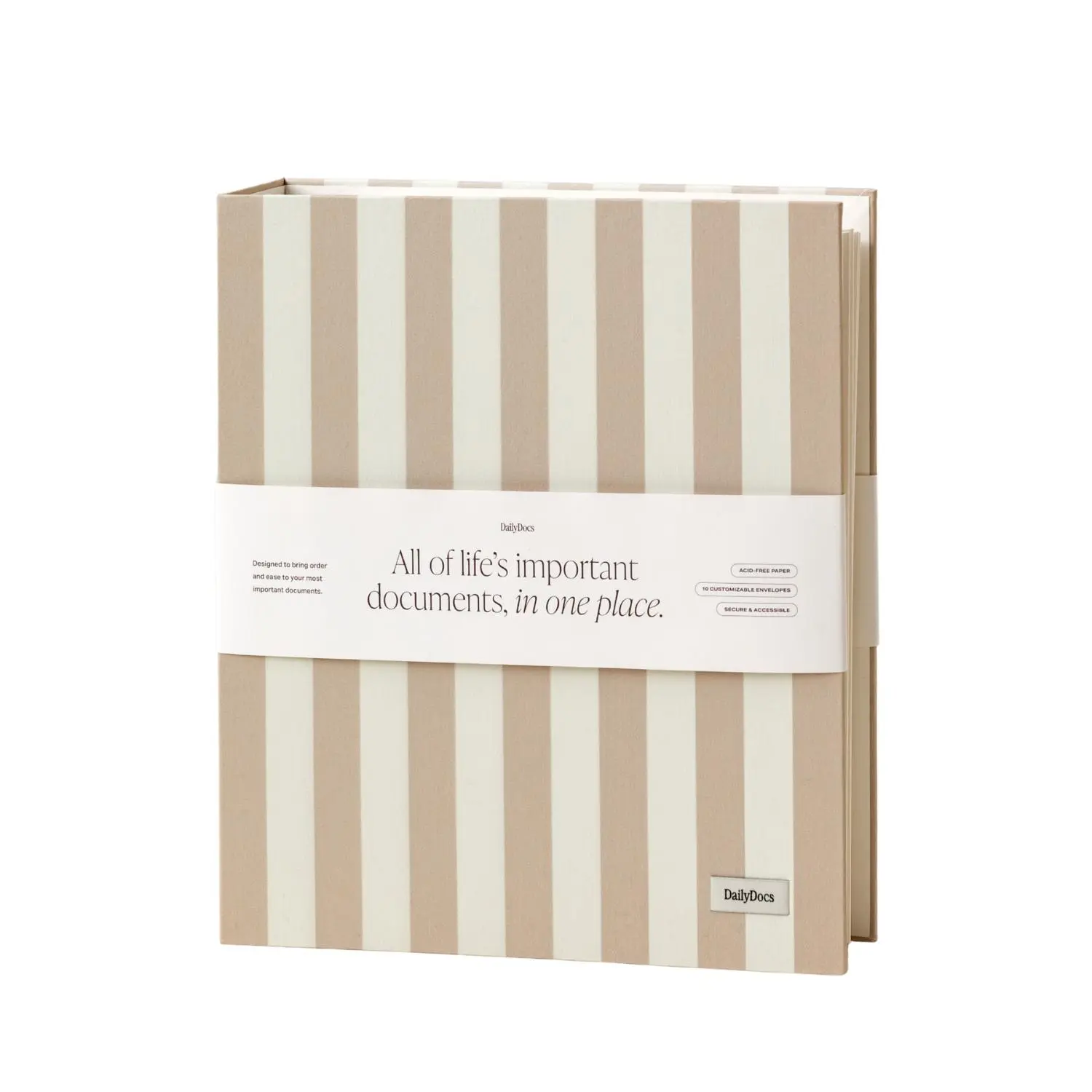 DailyDocs Organizer - Hardcover Bill Organizer Planner, Office Accessories, Stationery Supplies for Important Documents & Family Records with Cloud Integration, Binder