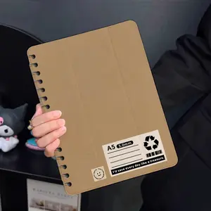 Creative Notebook iPad Case with Pencil Holder for All Models, Slim Lightweight Shockproof Protective Cover for iPad 7/8/9/10/11th Gen, iPad Air 2/3/4/5/6/7, iPad Pro 9.7/10.5/11/12.9 inch, Soft Anti-Scratch Tablet Case