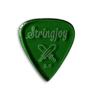Stringjoy 2.0mm Longsword Acrylic Picks - 2 pack