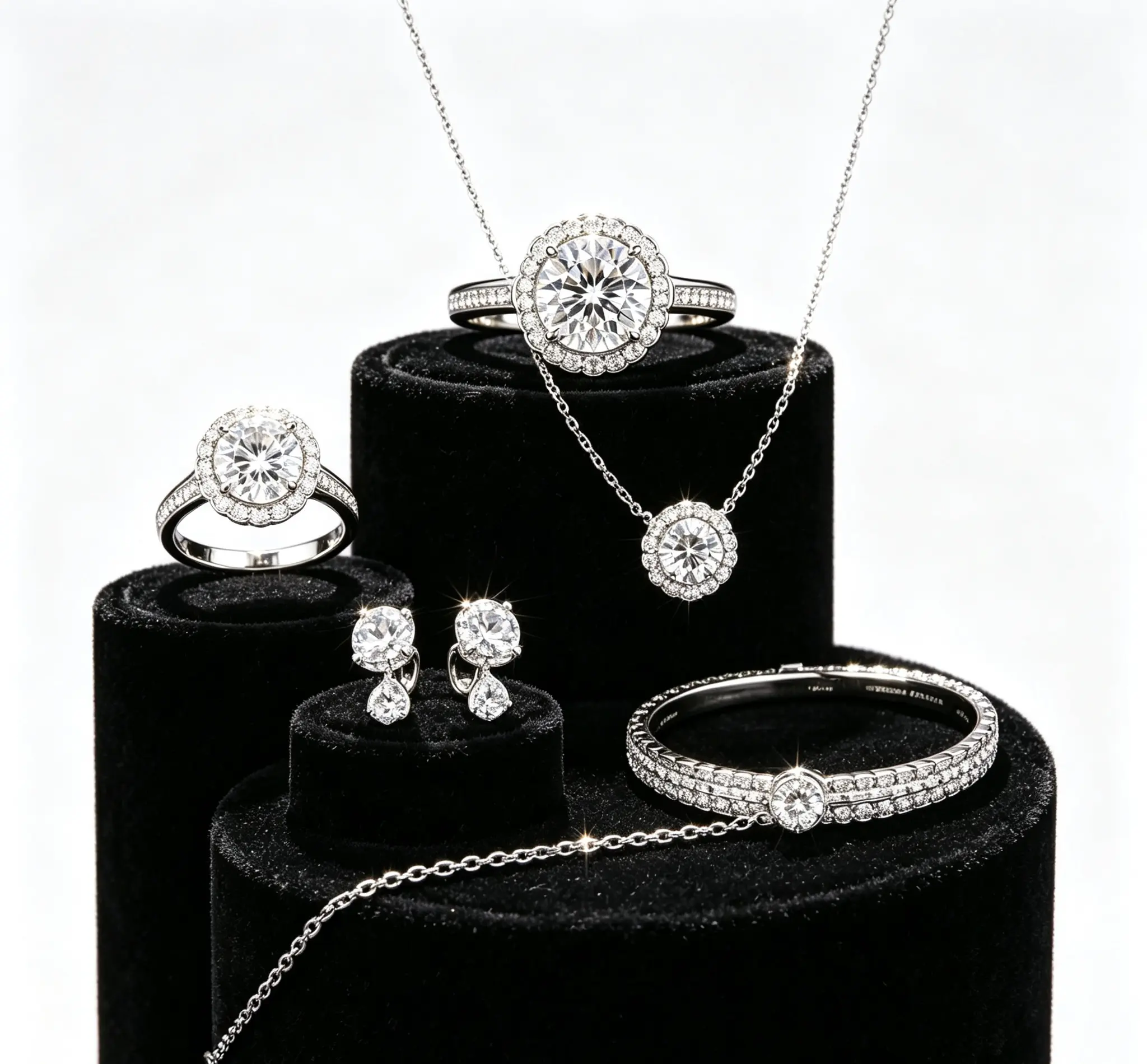 Moissanite  jewelry 、Earring blind box, earrings sent randomly