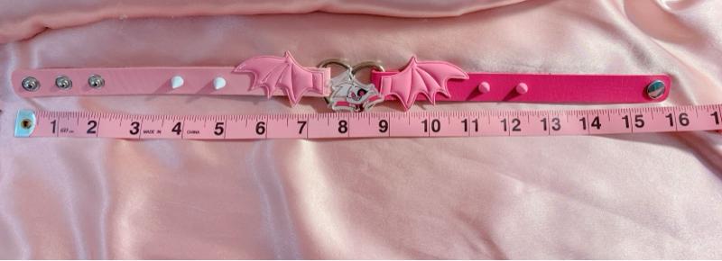 Hazbin Handmade Visual Kei Kawaii Pastel Goth Punk Jfashion Y2K Kawaii Alastor Angel Dust Vox Adam Collar