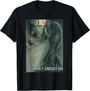 100% CottonWerewolf Ripping Meme Alpha Wolf Werewolf Literally Me T-Shirt