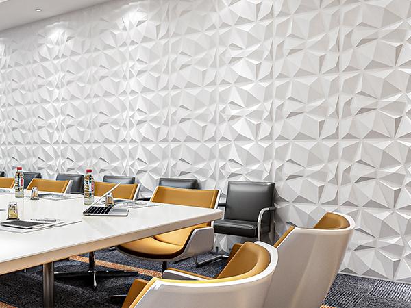 Art3d Modern 3D Wall Panels 12-Pack 19.7" x 19.7" Lightweight PVC Decorative Geometric Textures for Living Room Bedroom Kitchen Easy Installation