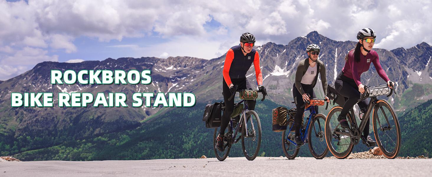 ROCKBROS Bike Repair Stand Bench Mount Home Bike Stand for Maintenance Bike Clamp Workbench Work Stands Bicycle Repair Rack for Road Mountain MTB Bikes