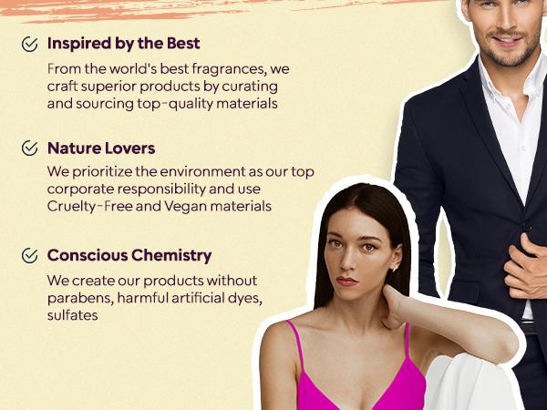 Bellavita Luxury Him & Her Gift Set | Couple Perfume Combo | Men’s & Women’s Gift set | Romantic Fragrance Set for Couples | Vegan & Cruelty-Free