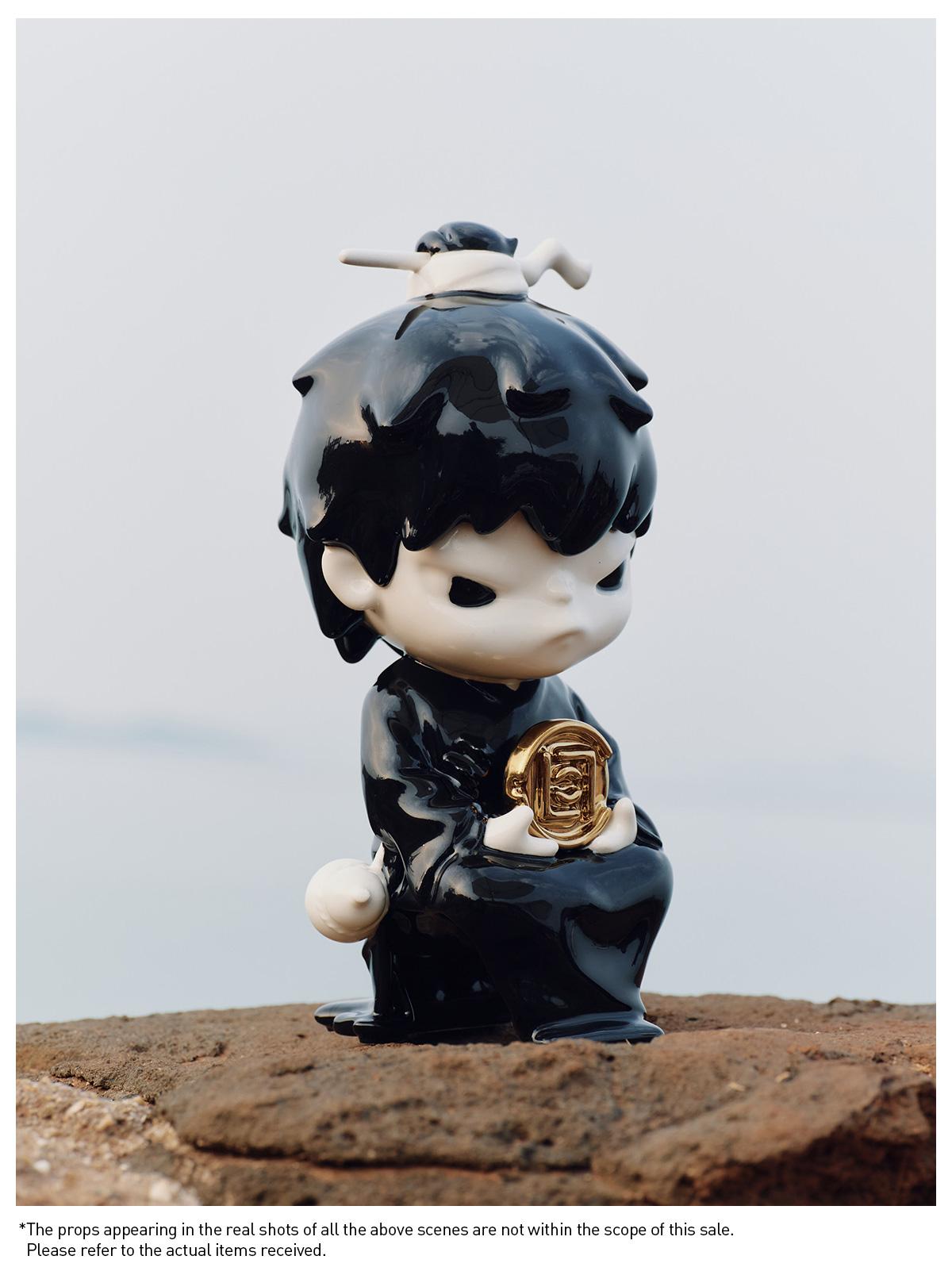 POP MART Hirono × CLOT-Yin-yang Ceramic Incense Burner B/W