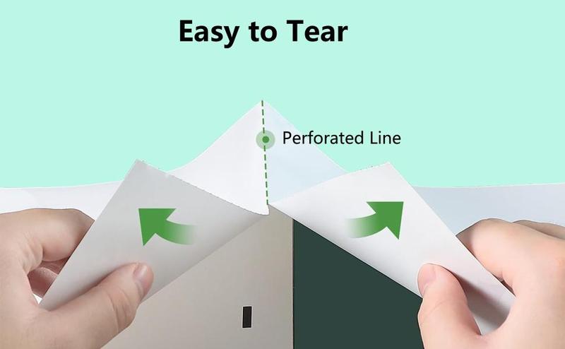 iDPRT A4 Folding Thermal Printer Paper 8.27 *11.69 Inch,200 Sheets A4 Size Thermal Paper,Quick-Dry Fan-Folded Thermal Paper Compatible with iDPRT and HPRT Printer Office Stationery Continuous Feeding Inkless Serrated Edge