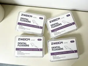 water flosser teeth Boxed dental floss sticks, 50 PCs per box.. Smooth and tough, deep cleaning between teeth, disposable hygiene, portable and practical for travel.8 Boxes.