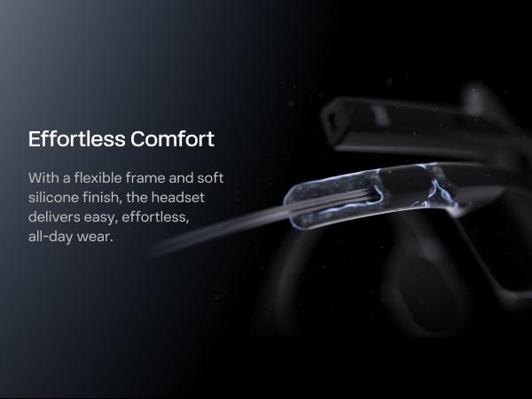 OpenComm2 UC 2025 Upgrade - Open-Ear Wireless Computer Headset with Boom Mic, Bone Conduction Bluetooth Stereo Headphones, USB-A/C Dongle Compatible with PC and Mac, Zoom Certified - C120UC