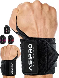 Wrist Wraps for Weightlifting 18" Wrist Straps for Weightlifting Weight Lifting Wrist Wraps for Men & Women, Muñequeras para Gym Wrist Support for Working Out, Gym Wrist Wraps for Powerlifting