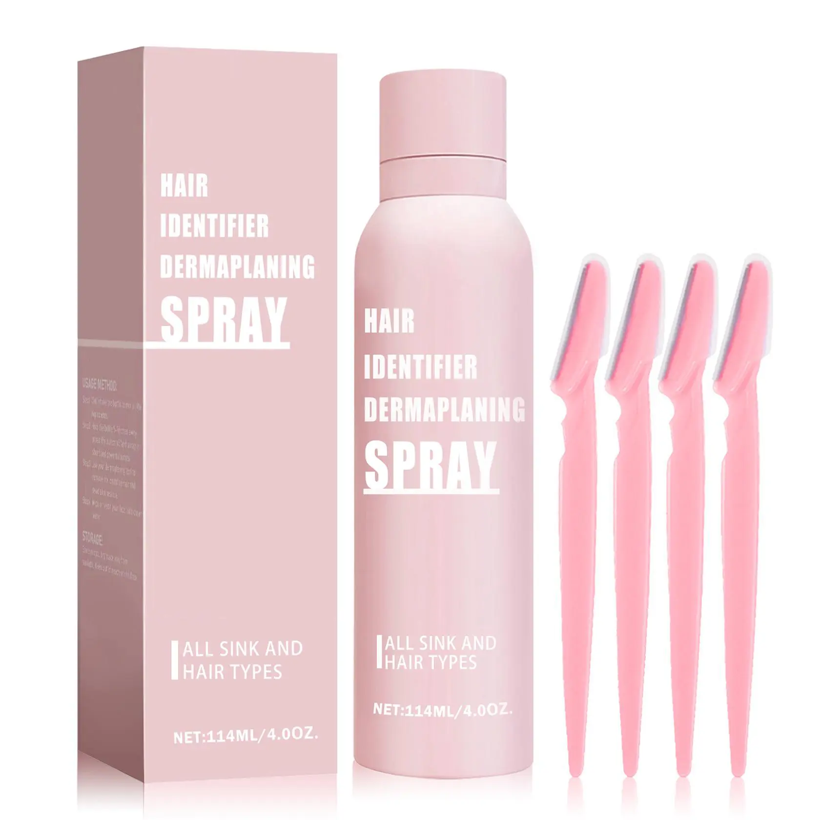 QlUFSSE Skin Body Hair Shaving Spray HairIdentifier Spray for Women Face Shaving MoisturizingSkin Care Dermaplaner Spray Smooth Wax MoisturizeCosmetic