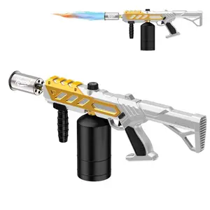 Powerful Propane Torch with Detachable Design, Bakeware with Adjustable Flame for Searing Steak, BBQ,  Kitchenware for Baking & Cooking, Gas Welding Kits for Welding, Charcoal Lighter & Ice Melt(Tank Not Included)