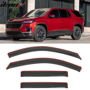 Window Visors Rain Guards for Chevrolet Traverse 2018-2023 Smoke Acrylic