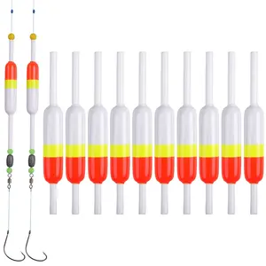 10Pcs Fishing Bobbers Fishing Floats Slip Bobbers Crappie Fishing Tackle Tools
