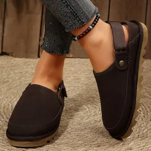 Trendy Closed-Toe Slingback Sandals for Women Comfortable Versatile Daily Casual Footwear Indoor Outdoor Shoes