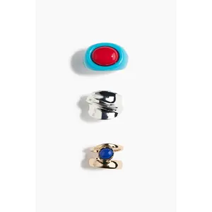 H&M 3-pack statement rings