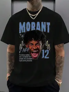 [Retro J.M.T Basketball T-Shirt]Ja Morant |   A Must-Have T-Shirt For Basketball Fans |   100% Cotton |   Suitable For Everyday Wear