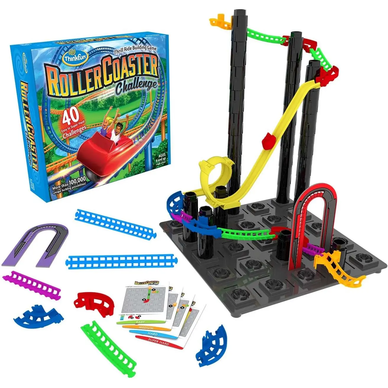 Roller Coaster Challenge STEM Toy and Building Game for Boys and Girls Age 6 and Up – TOTY Game of the Year Finalist