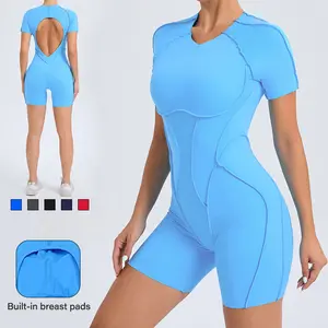 Women’s backless hollow-out bodysuit, breathable and skin-friendly, tummy control and waist cinching, butt-lifting design. Suitable for yoga and fitness, outdoor leisure, and an ideal choice for summer.