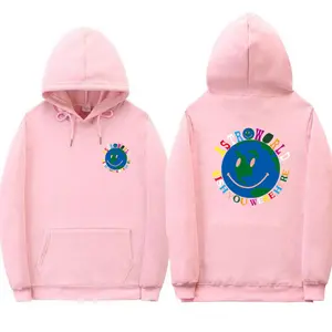 Street plus fleece hooded sweater