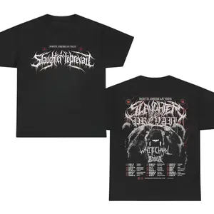 Slaughter To Prevail North American Tour 2026 T-Shirt – Metal Band Concert Shirts for Fans shirts men, shirts women.