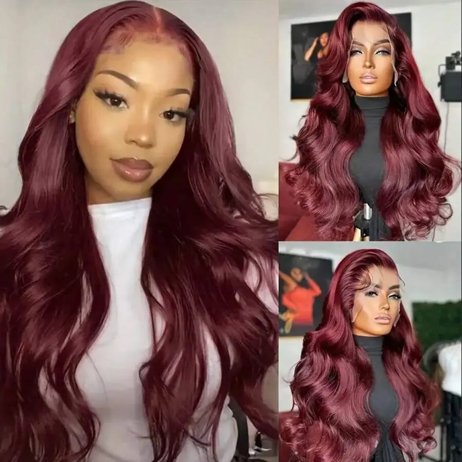 13X4 Free Part Ombre Pink Body Wave Synthetic Lace Front Wigs For Women 28 Inch Long Wavy Hair Wigs Glueless Soft Pink Ombre Colored Wigs Heat