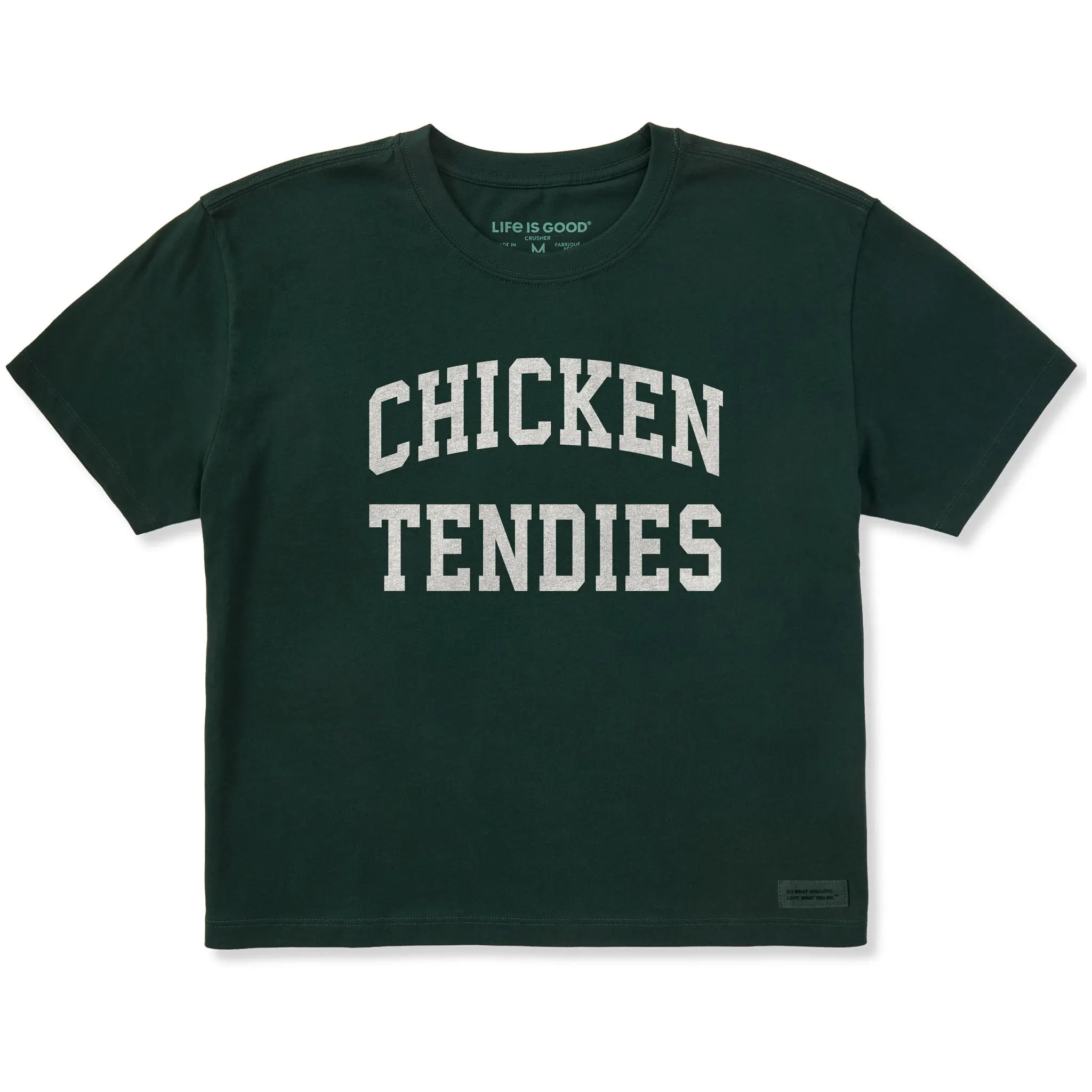 Women's Chicken Tendies Arch Short Sleeve Crusher Boxy Tee