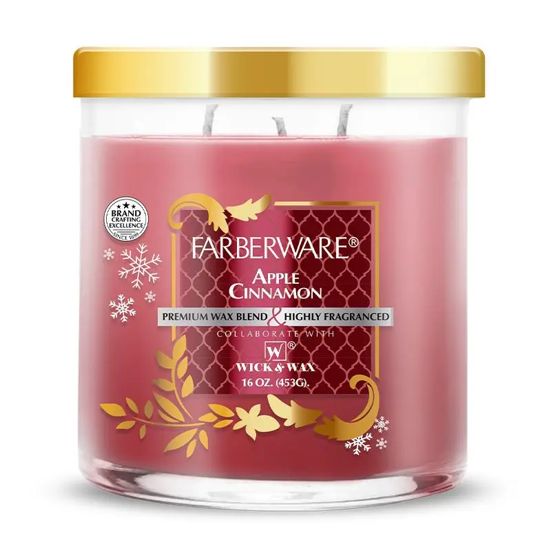 16OZ FARBERWARE 3-WICK JAR CANDLE
