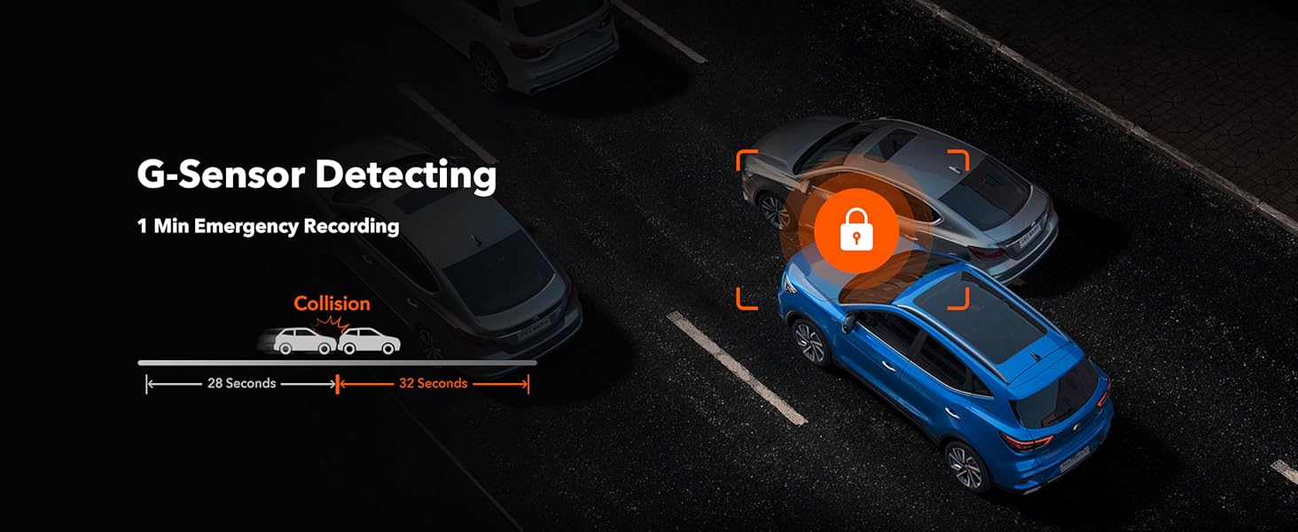 WOLFBOX G930 10'' Rear View Mirror Camera with 5.8GHz WiFi 4K UHD Dash Cam Front & Rear with WDR Touch Screen Backup Camera Parking Monitor Reverse Assist Includes 64GB Card GPS Automotive Dashcam TikTokShopHolidayHaul