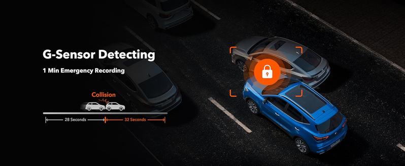 WOLFBOX G930 10'' Rear View Mirror Camera with 5.8GHz WiFi 4K UHD Dash Cam Front & Rear with WDR Touch Screen Backup Camera Parking Monitor Reverse Assist Includes 64GB Card GPS Automotive Dashcam TikTokShopHolidayHaul