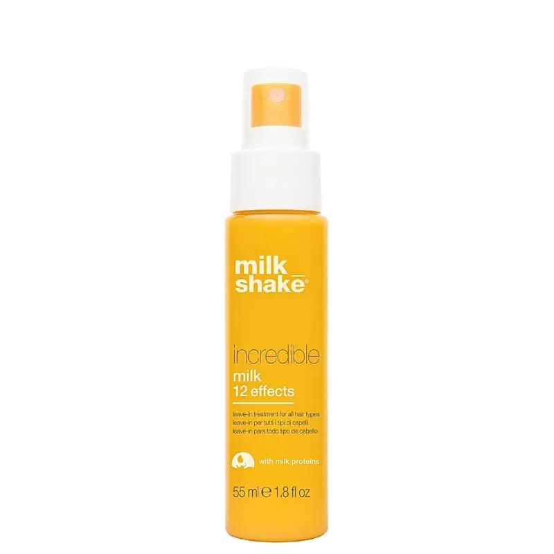 MILK_SHAKE Incredible Milk 12-Effect Leave-in Conditioner Spray - Hydrating Formula for Frizz Control, UV & Heat Protection, Adds Shine, Glossy Shiny Hair, Environmental Damage Protection, Anti-Frizz Hair Repair Conditioner
