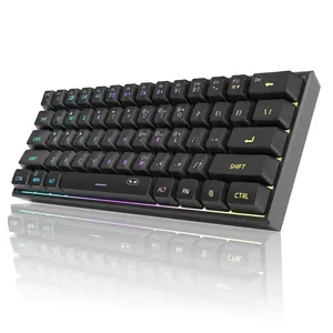 MageGee 60% RGB Gaming Keyboard – Ultra-Compact 61-Key Layout
