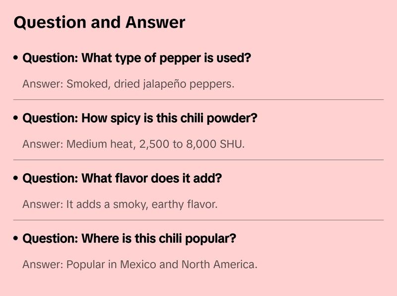 Chipotle Chili Powder Ground (Chile Chipotle) 1 lb