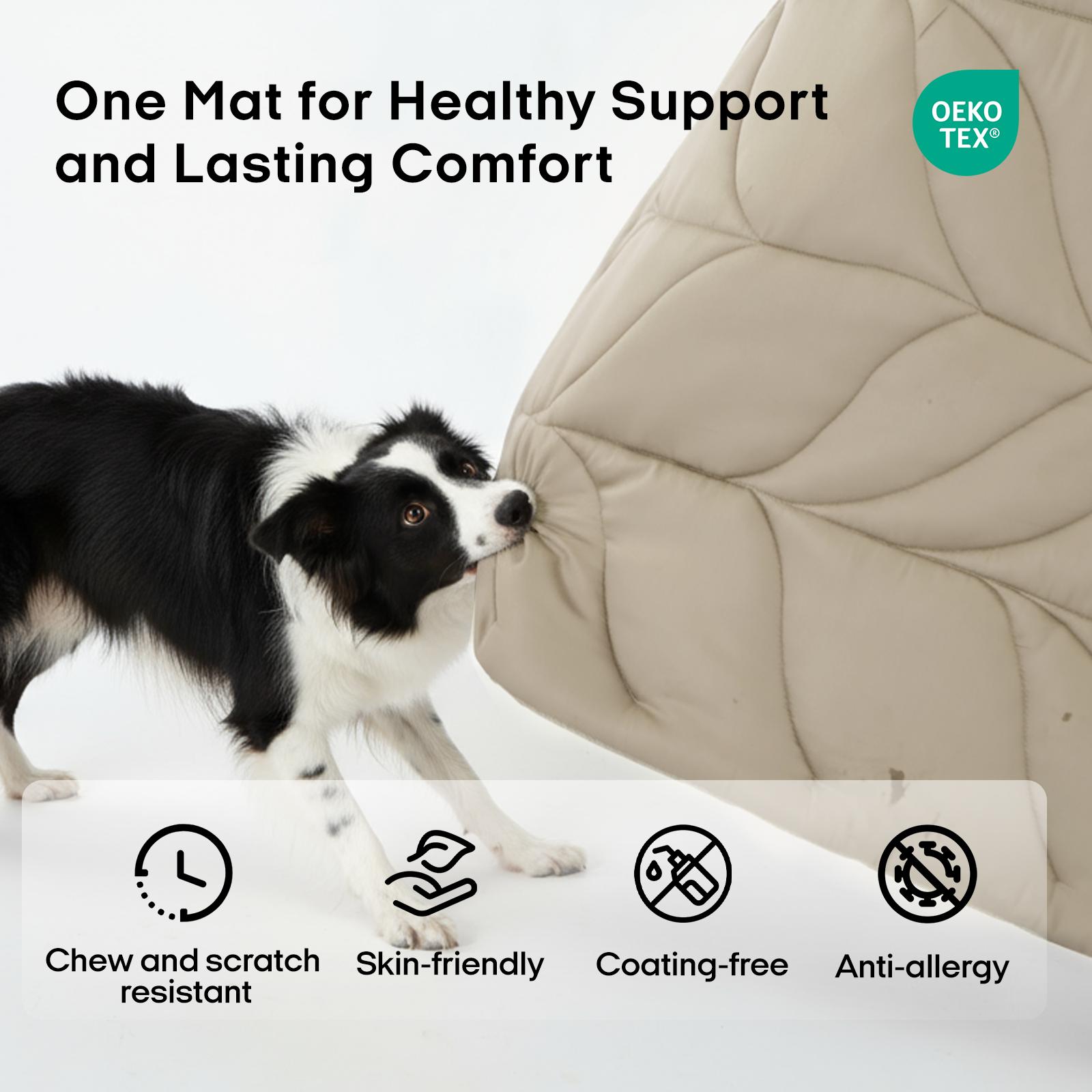 Vagascape Bamboo Cooling Pet Mat for Dogs & Cats – Cozy Cooling for All Seasons, Eco-Friendly, Odor-Resistant & Breathable Bed Mat, Portable, Machine Washable, Durable, Ideal for Crates, Cars & Camping Vagascape Bamboo Cooling Pet Mat for Dogs & Cats – Cozy Cooling for All Seasons, Eco-Friendly, Odor-Resistant & Breathable Bed Mat, Portable, Machine Washable, Durable, Ideal for Crates, Cars & Camping