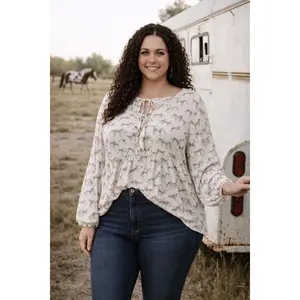 THE RUFFLED HORSE BLOUSE