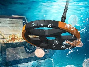 [3 OFF] Best Gift GoGonova Waterproof Metal Detector for Adults & Kids, with High Accuracy Lightweight 8" Search Coil, All Metal & Disc Modes Tool Portable