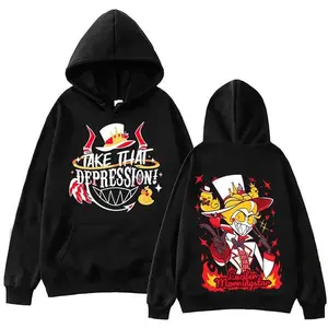 Hazbin Hotel Lucifer Graphic Unisex Streetwear T-shirt, Sweatshirt, Hoodie - Harajuku Gift Cotton Fit