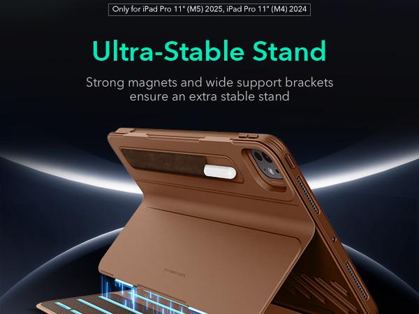 ESR for iPad A16/10th Gen Case, iPad Air 11/13 inch Case, iPad Pro 11/13 inch case, Air 5th/4th Case, Removable Magnetic Cover, Ultra-Stable Case with Pencil Holder, 9 Standing Angles, Shift Series