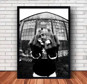 [UNFRAMED POSTER] 2Pac Music Poster Canvas Wall Art Family Decor, Home Decor Glossy Print (No Frame)